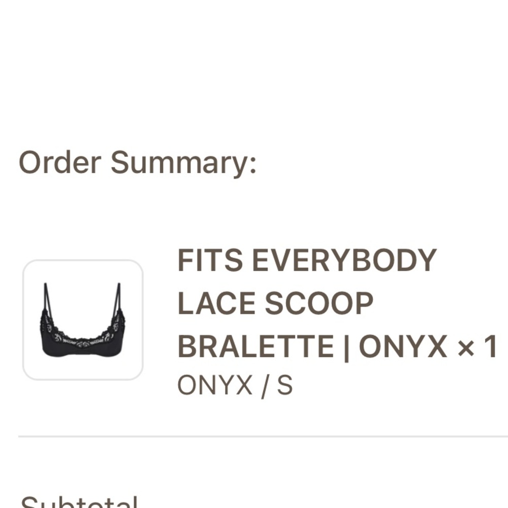 Lace scoop bra skims